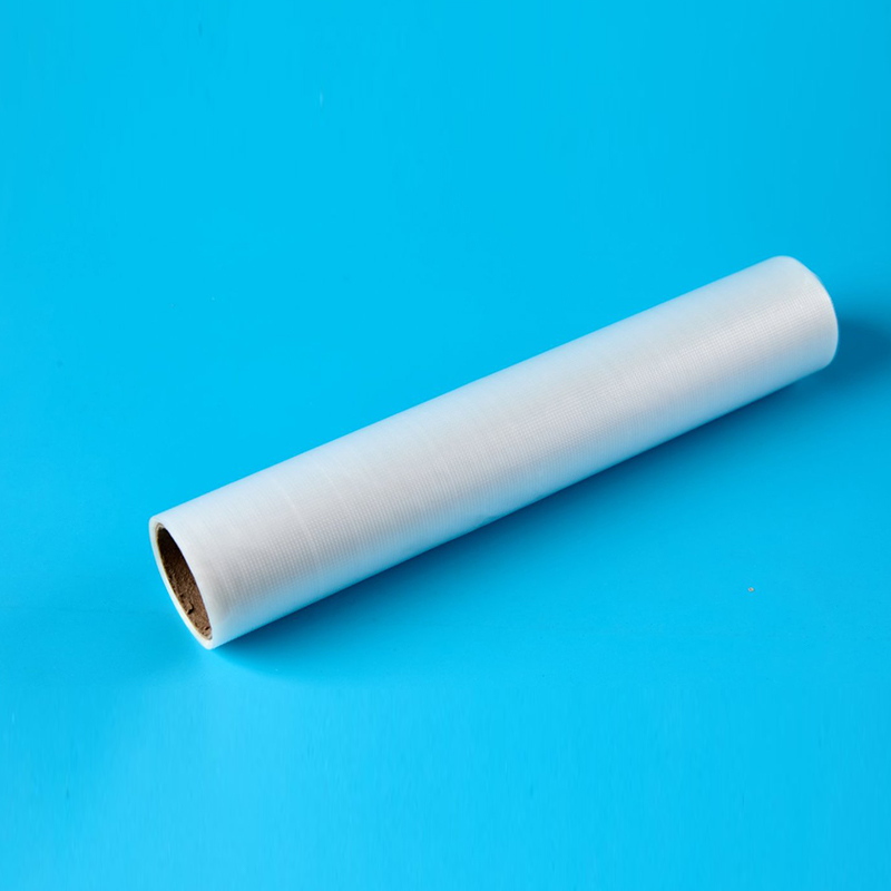 Broderad smältlimsfilm